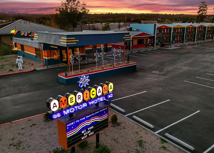 Hotel Americana Motor In Near Nau & Downtown Flagstaff